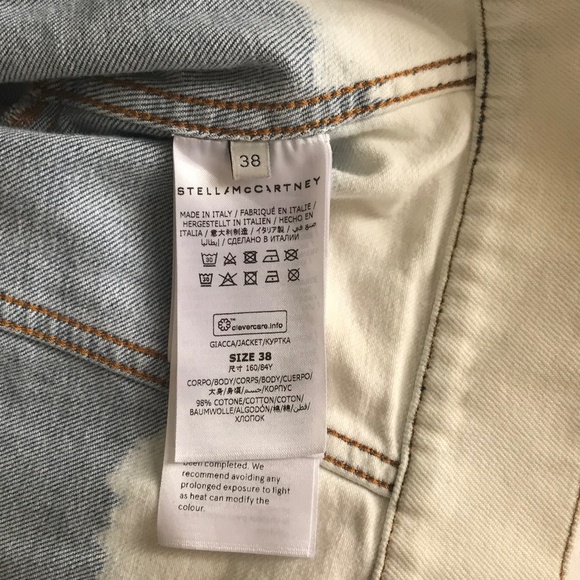 Stella McCartney Denim Gradient Jacket size 38 - Picture 6 of 11